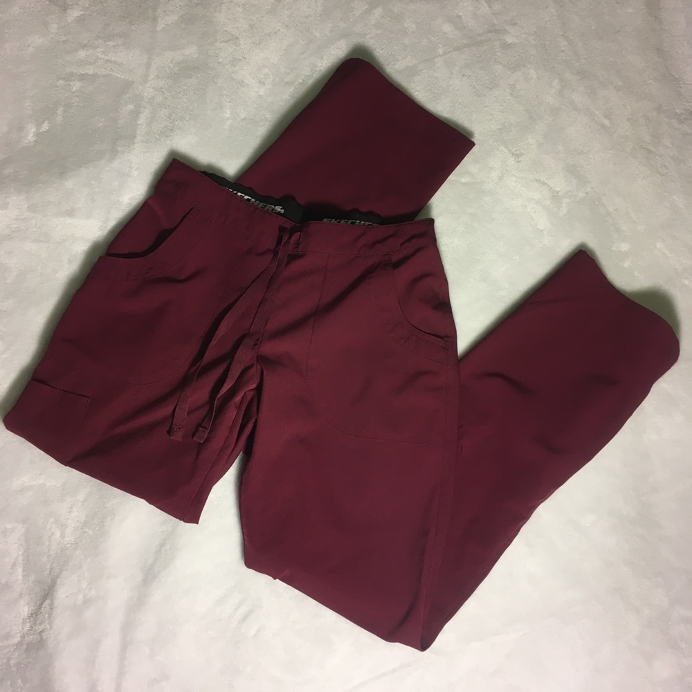 Skechers by Barco Drawstring Cargo Scrub Pants